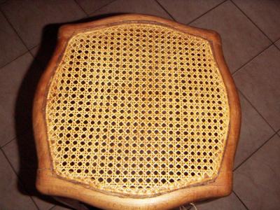 Réalisation d'un tabouret en cannages